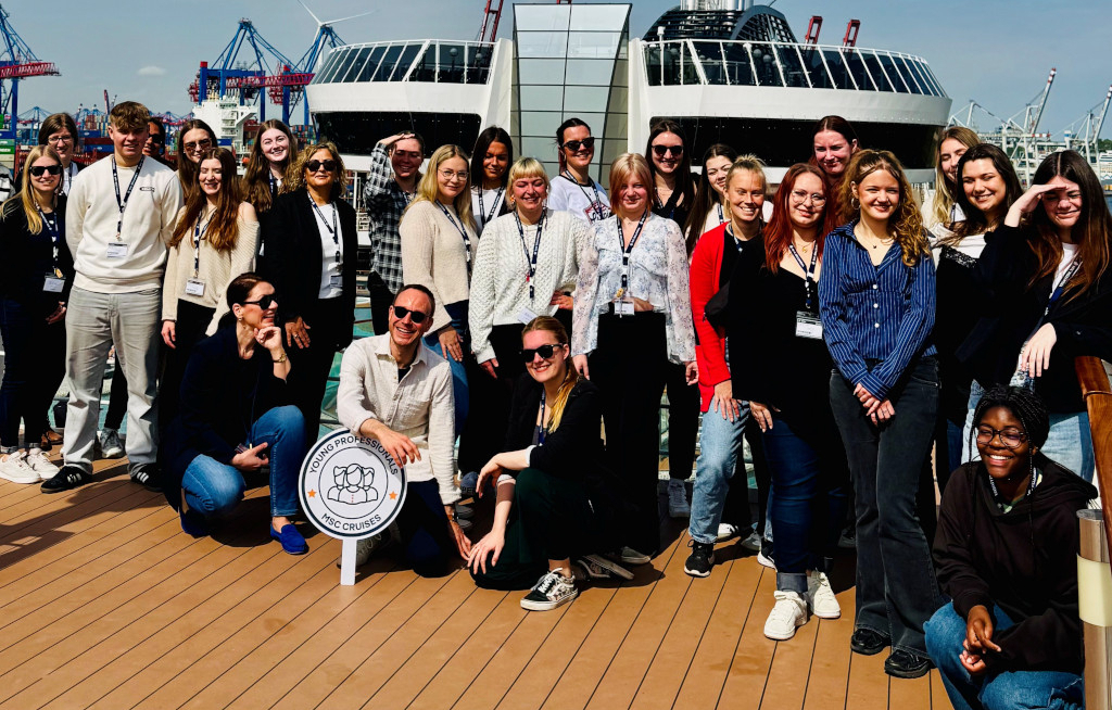 MSC Cruises bringt junge Touristiker in Hamburg zusammen