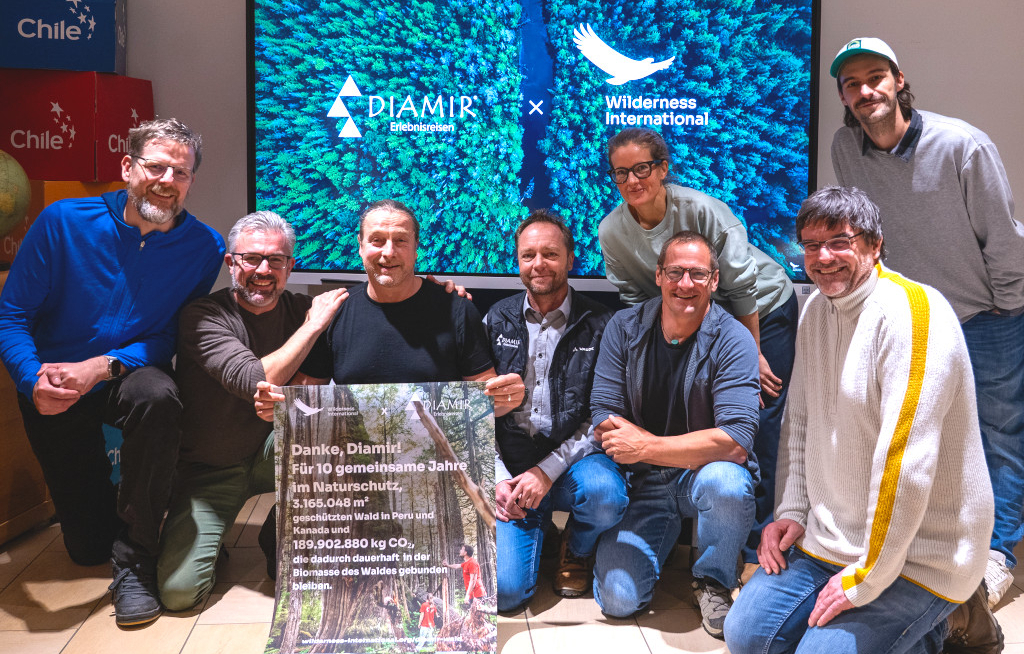 Diamir feiert zehn Jahre Naturschutz mit Wilderness International
