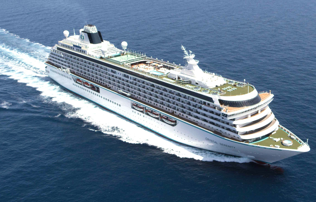 Crystal Serenity geht 2026 für drei Wochen ins Trockendock
