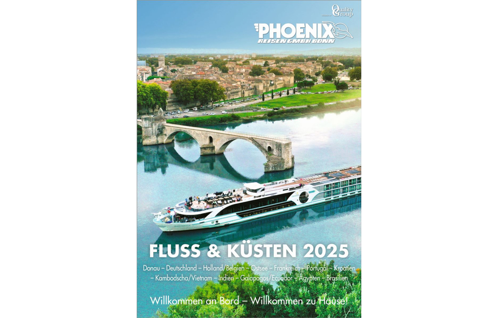 Phoenix Reisen Katalog: 212 Seiten "Fluss und Küsten 2025"