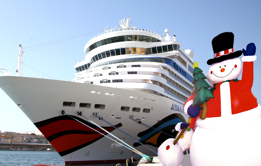 Aida Cruises feiert mit Gästen Weihnachten rund um die Welt