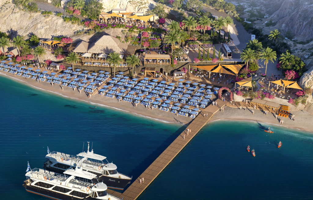 Royal Caribbean entwickelt neuen Beach Club auf Santorin