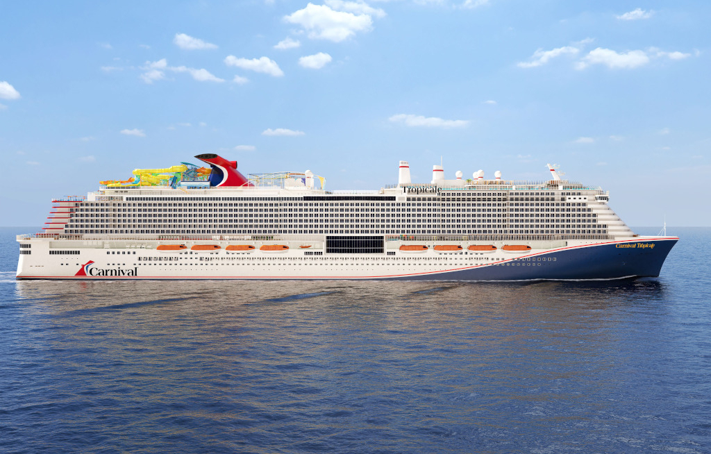 Carnival Cruise Line gibt Details zur Tropicale bekannt