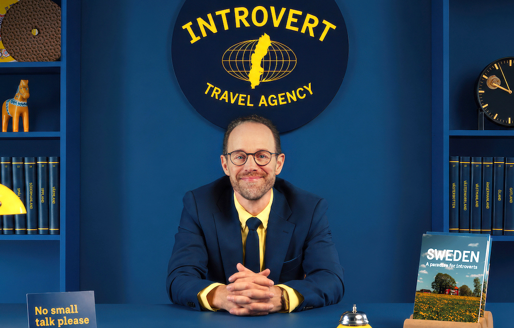 Schweden geht mit „Reisebüro für Introvertierte“ auf Tour