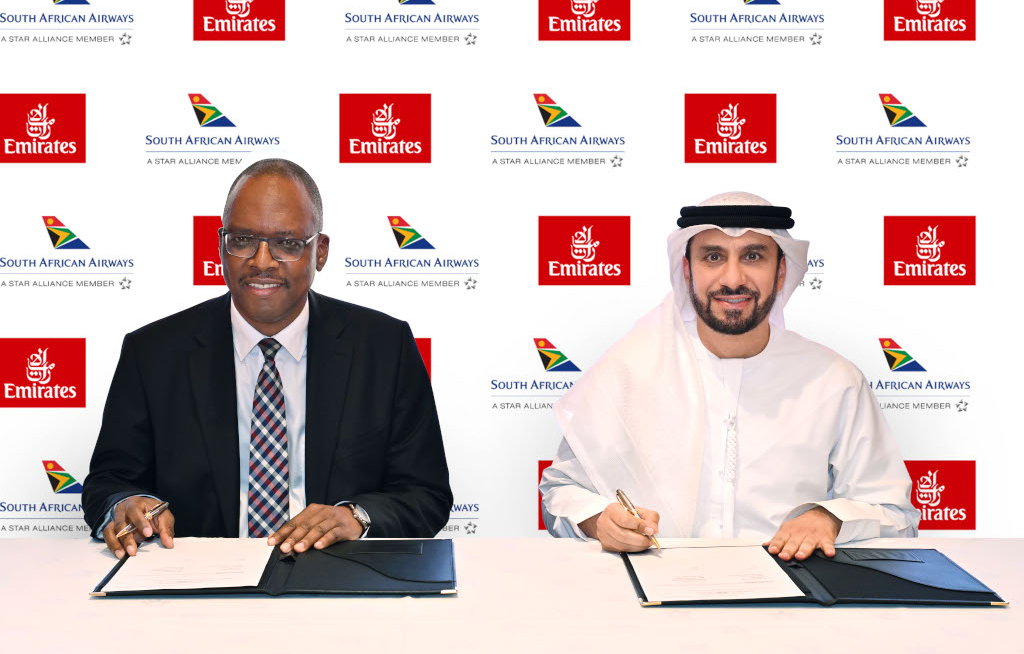 Emirates und SAA vertiefen Codeshare-Partnerschaft