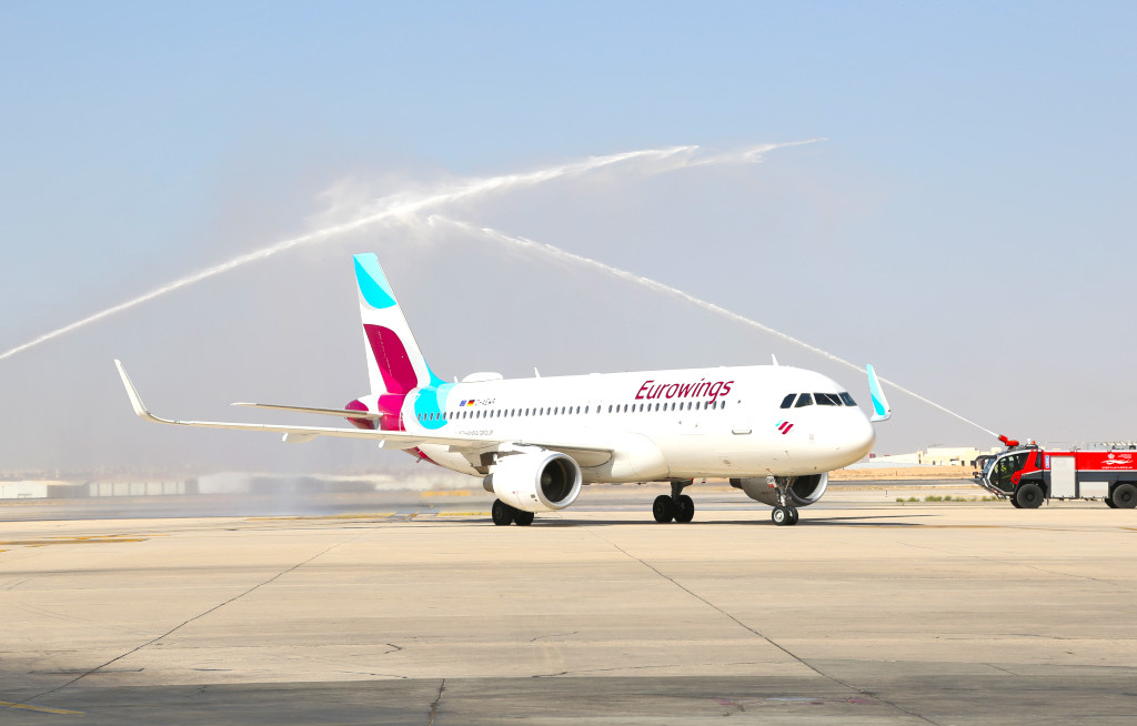 Eurowings nimmt Linienverkehr von Stuttgart nach Amman auf