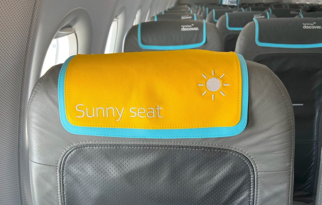 Goodie für Passagiere auf dem „Sunny Seat“