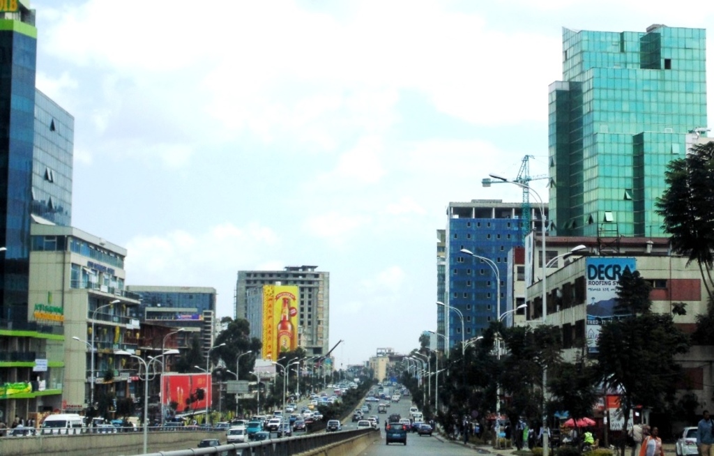 Gewaltsame Proteste in der Addis Abeba