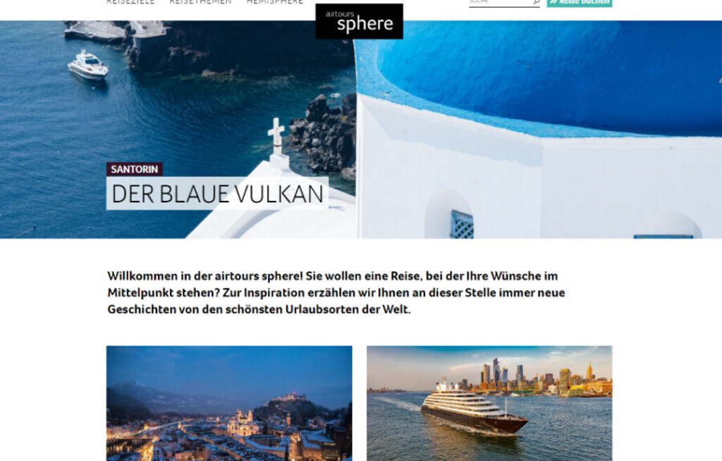 Digitale Version von „Airtours Sphere“