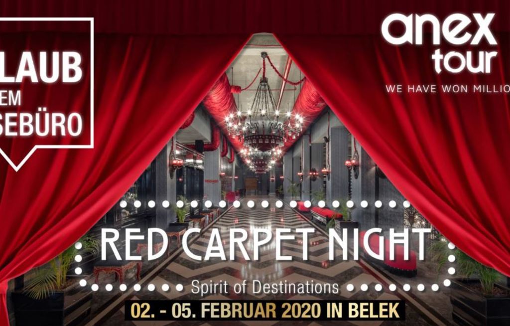 Anex Tour lädt zur „Red Carpet Night“ ein