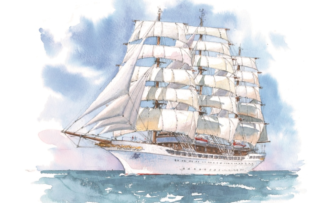 Stapellauf für die Sea Cloud Spirit