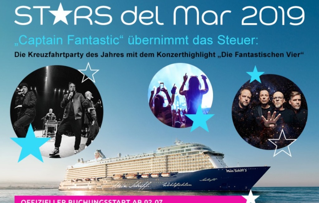 Mit den Fantastischen Vier auf Kreuzfahrt