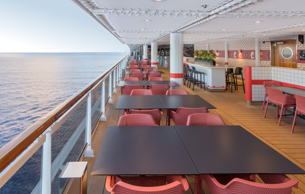 MSC baut Gastro-Angebot auf der Seashore aus