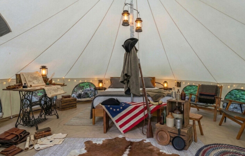 Glamping wie 1776: Virginia verbindet Geschichte mit Naturerlebnis