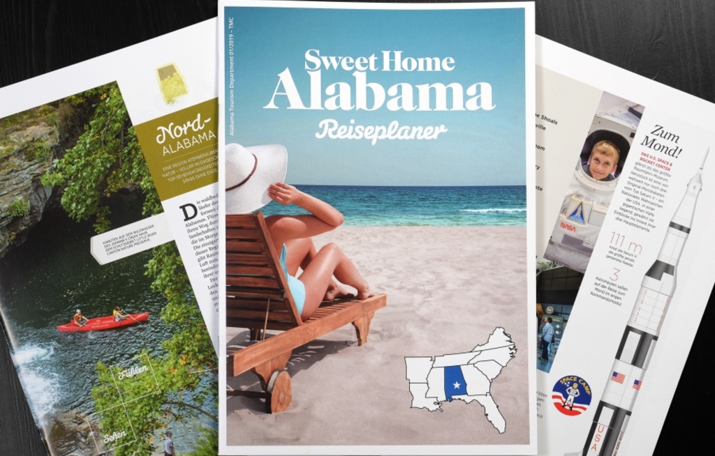 Erstmals Alabama-Reiseplaner auf Deutsch