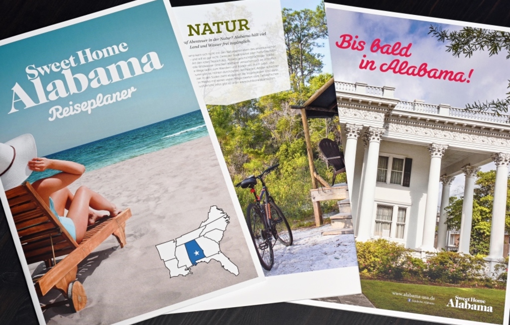 Neuer Alabama-Reiseplaner