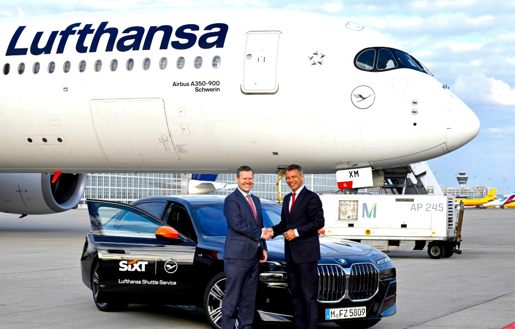 Lufthansa lässt First-Class-Gäste von Sixt chauffieren