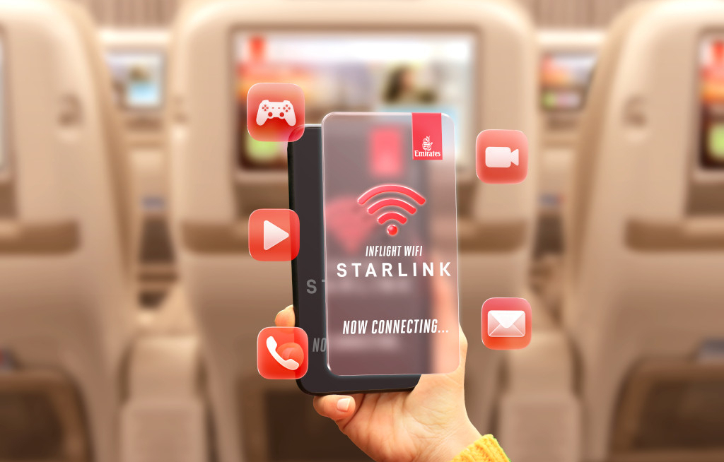 Emirates rüstet Langstreckenflotte mit kostenlosem WLAN aus