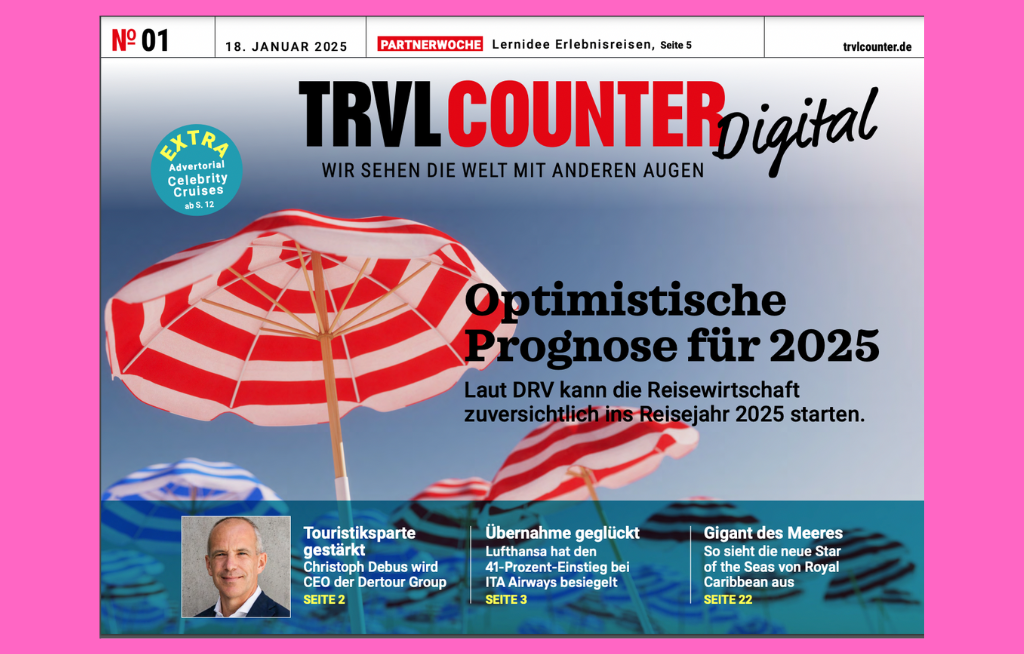 TRVL Counter DIGITAL Nr. 1 vom 18. Januar 2025