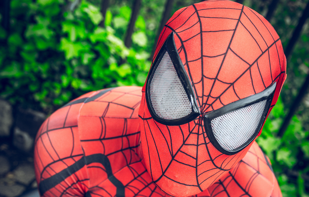 Treffen mit Spider Man und Iron Man