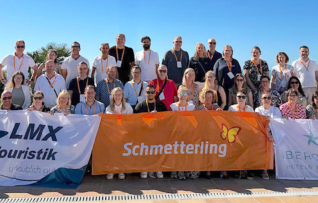 Schmetterling und Top-Partner trafen sich in Cádiz