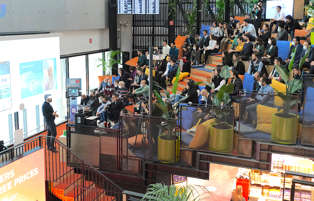 Airport-Lounge für junge Leute