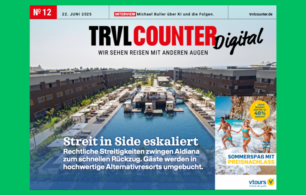 TRVL Counter DIGITAL Nr. 12 vom 22. Juni 2025