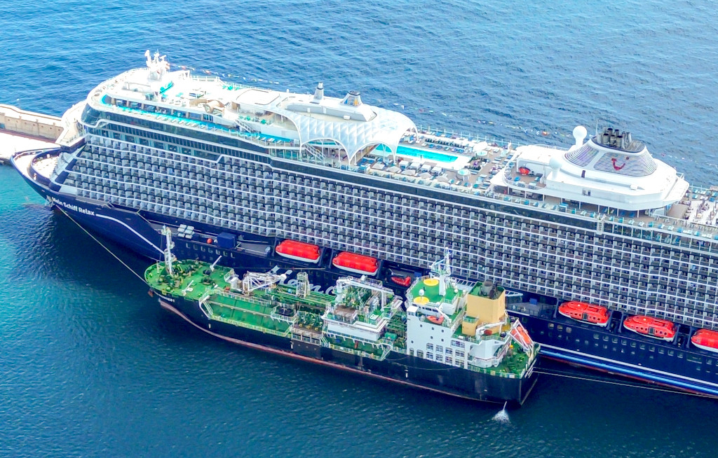 TUI Cruises baut Einsatz von Bio-LNG aus