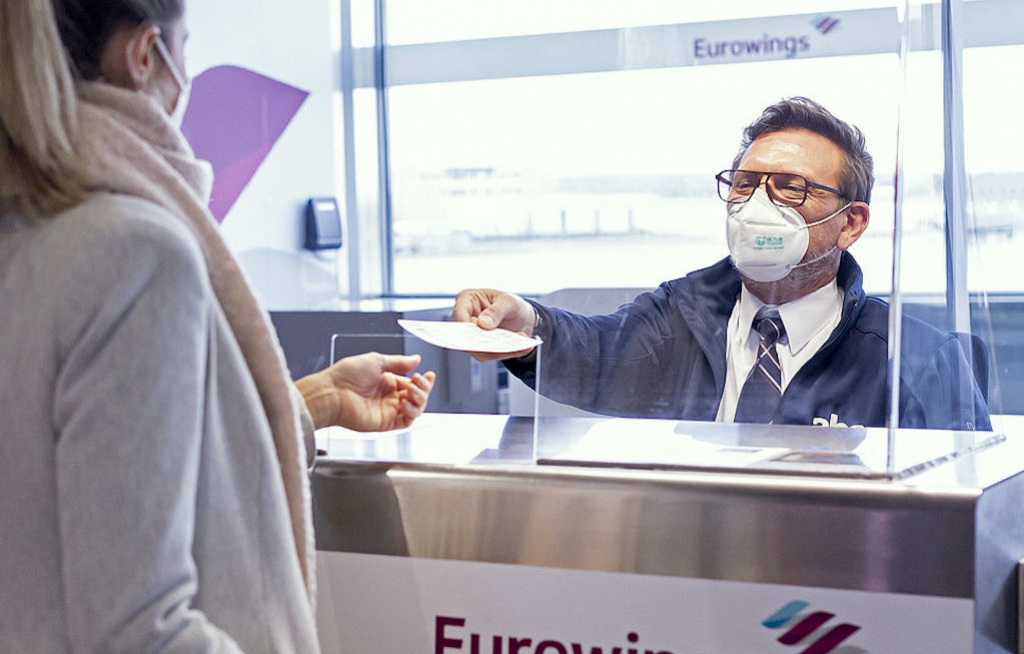 Eurowings startet Vorabend-Check-in