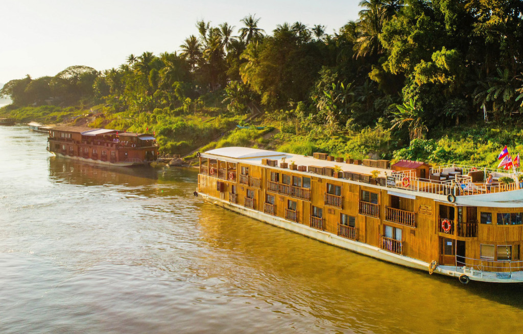 Drittes eigenes Schiff auf dem Mekong