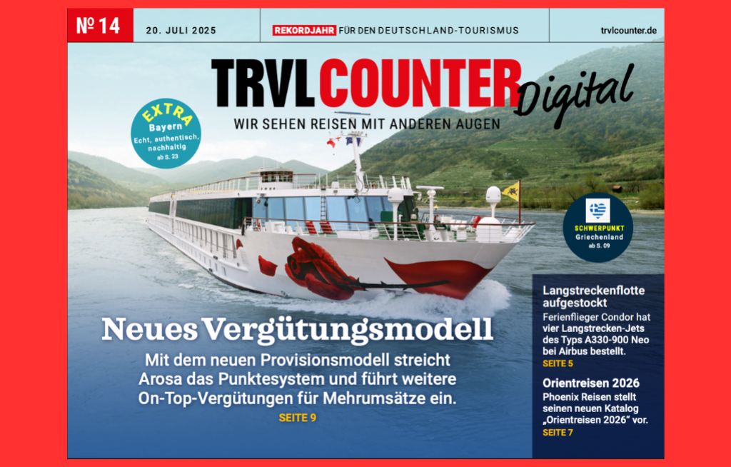 TRVL Counter DIGITAL Nr. 14 vom 20. Juli 2025