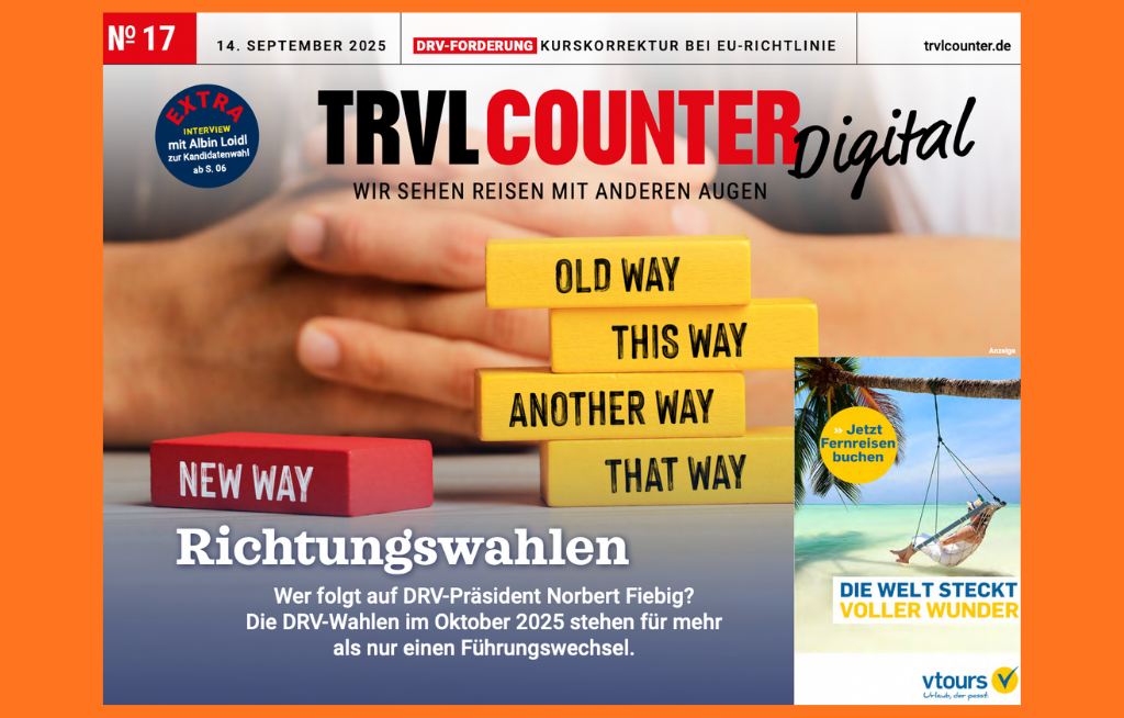 TRVL Counter DIGITAL Nr. 17 vom 14. September 2025