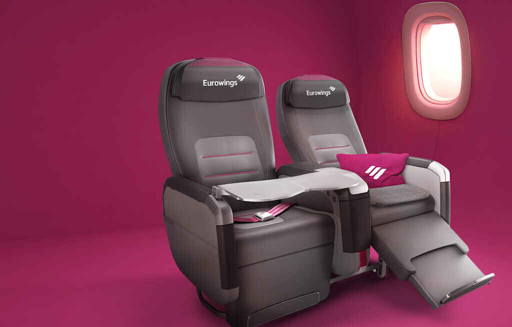 Eurowings rollt Premium BIZ Seat auf weiteren Strecken aus