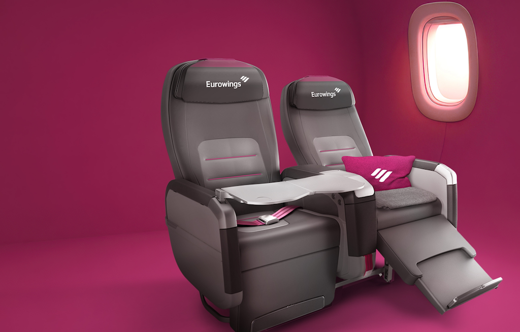 Eurowings führt neuen Premium-Sitz ein