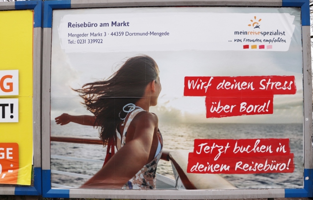 Wieder Werbung auf Großplakaten