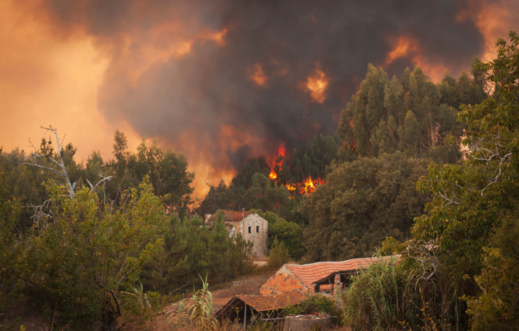 Waldbrandgefahr an der Algarve
