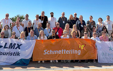 Schmetterling und Top-Partner trafen sich in Cádiz