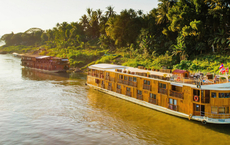 Drittes eigenes Schiff auf dem Mekong