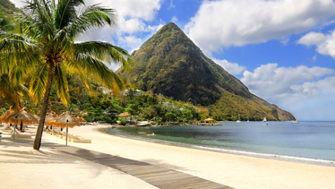 Gute Fluganbindung für Saint Lucia