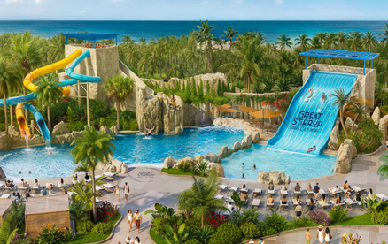 NCL weiht Mega-Wasserpark auf Privatinsel ein